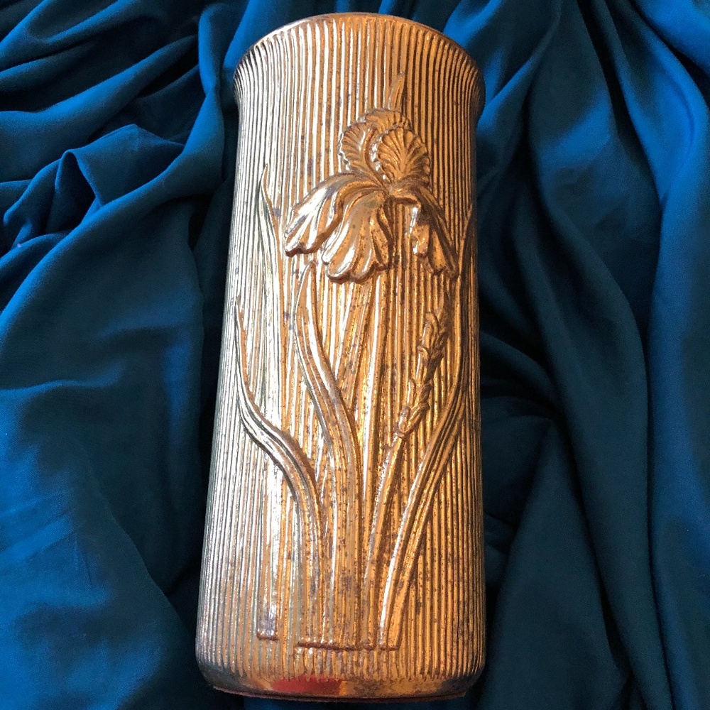 Hollywood Regency brass pitcher